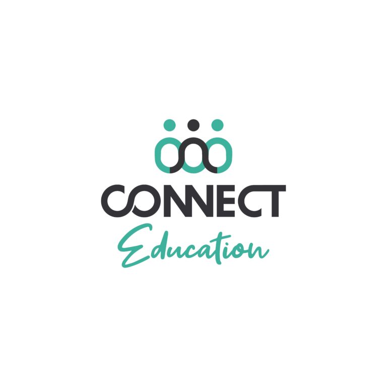Connect education logo design.